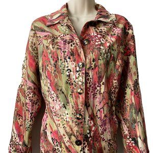 Chico’s Multicolored Jacket Size1